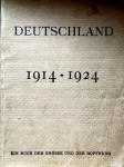 Антикварный фотоальбом Deutschland 1914 -1924 года,  Otto Stollberg Berlin 1925. США