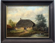 Дом в деревне, Альфонс Ассельберг, Бельгия 1854г. Бельгия