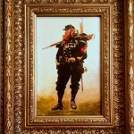 Портрет ветерана легионера, война 1870г., масло копия музейной работы, конец ХХ в. Англия