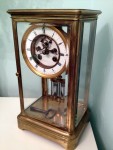 Часы астрономические с ртутным маятником Грэхема . Ар-нуво.1900 год, Франция. Франция