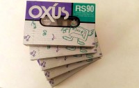 Аудиокассеты OXUS на фото пр-ва Японии. Осака. Япония.