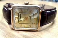 Золотые часы "Мак Тайм", мужские,  585 пробы, Россия. СССР