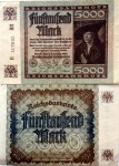 5000 марок 1922 Германия