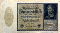 10000 марок 1922 Германия