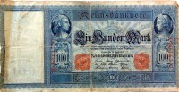 1000 марок 1910 Германия