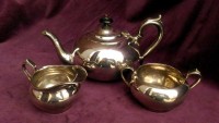 Чайный сервиз,3 предмета,серебро плат, EPBM. Англия , нач ХХ в. Англия